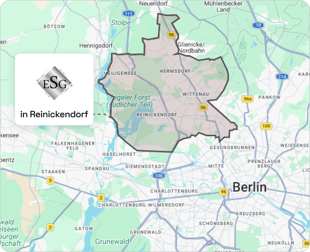 Karte von Reinickendorf Sicherheitsdienst-Standort